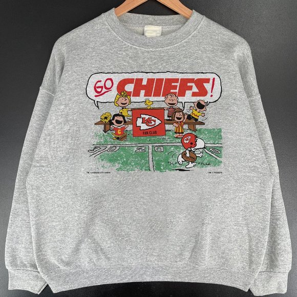 1994 Kansas City Chiefs snopy shirt 90s sweatshirt shirt tee - Picture 1 of 2